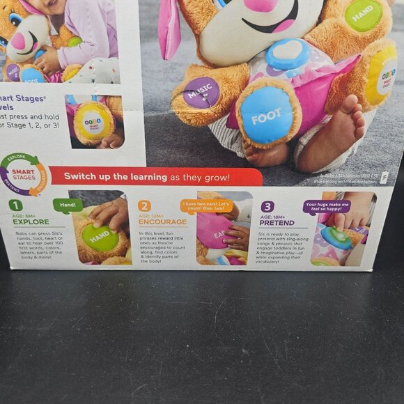 Fisher-Price Laugh & Learn Smart Stages Sis Plush Toy 6-36 Months Interactive Ed - Picture 7 of 8